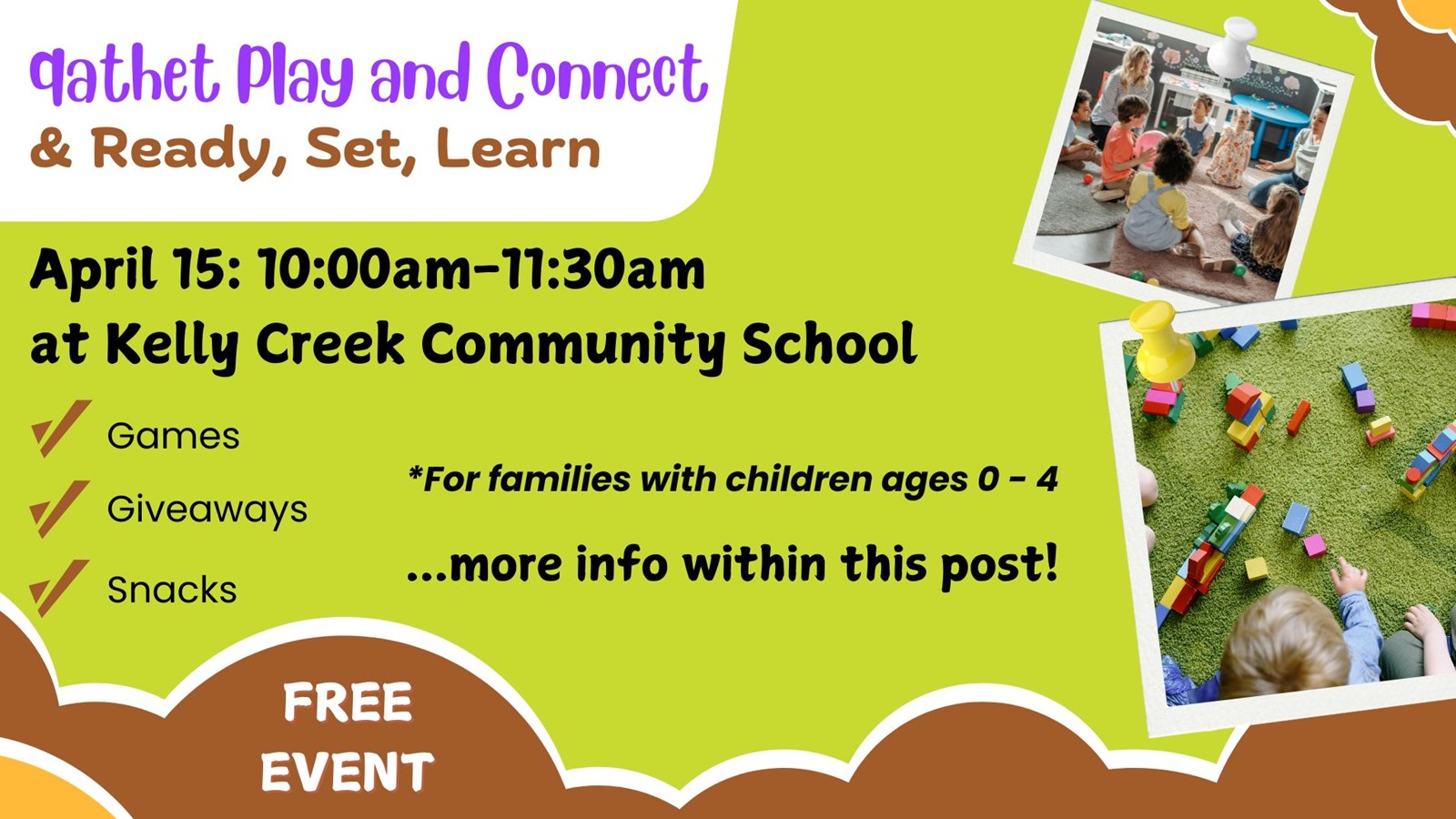 qathet Play and Connect at Kelly Creek
